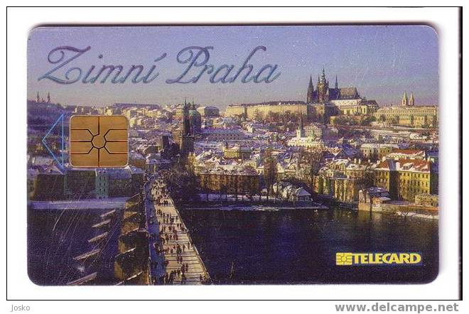 CASTLE ( Czech Rep.) - Château - PRAHY City Wiev  - Little Scratched Card - Cultura