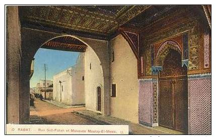 RABAT RUE SIDI FATAH ET MOSQUEE MOULAY EL MEKKI - Rabat