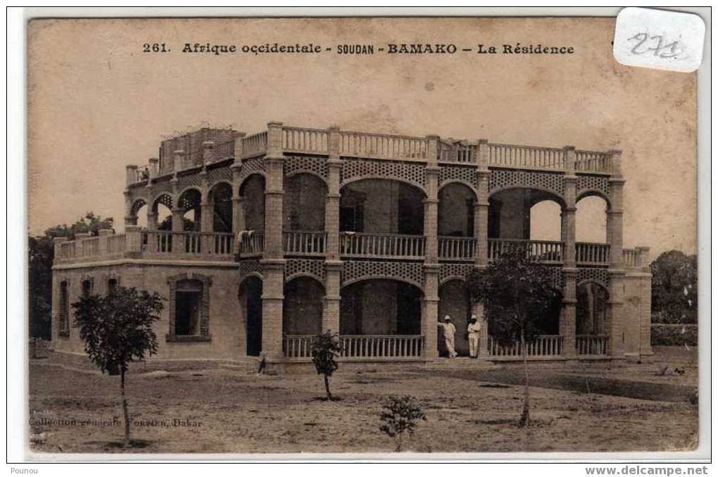 - SOUDAN - BAMAKO - LA RESIDENCE - FORTIER (271) - Sudán