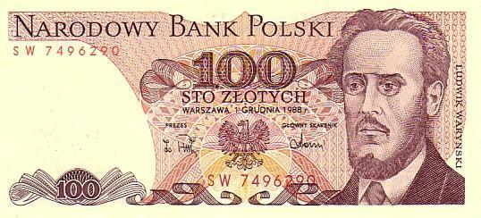 POLOGNE   100 Zlotych   Daté Du 01-05-1988   Pick 143e    ***** BILLET  NEUF ***** - Polonia