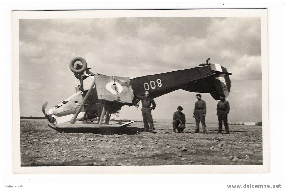 ISTRES - AVIATION  ( BOUCHES-DU-RHÔNE ) /  PORTEZ  25  Inversé à L´atterrissage  ( ACCIDENT  ? ) /  Collection TRANCHANT - 1946-....: Moderne