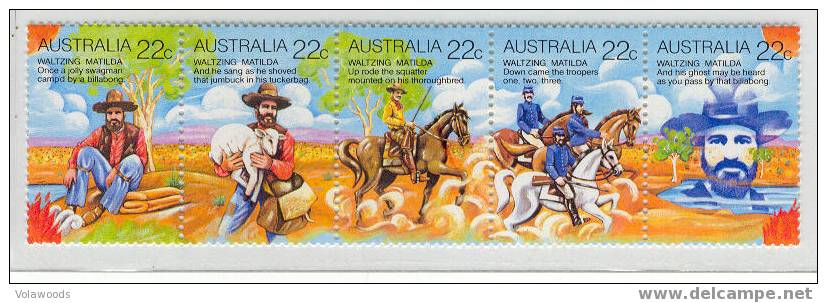 Australia - Serie Completa Nuova In Striscia: Waltzing Matilda - Mint Stamps