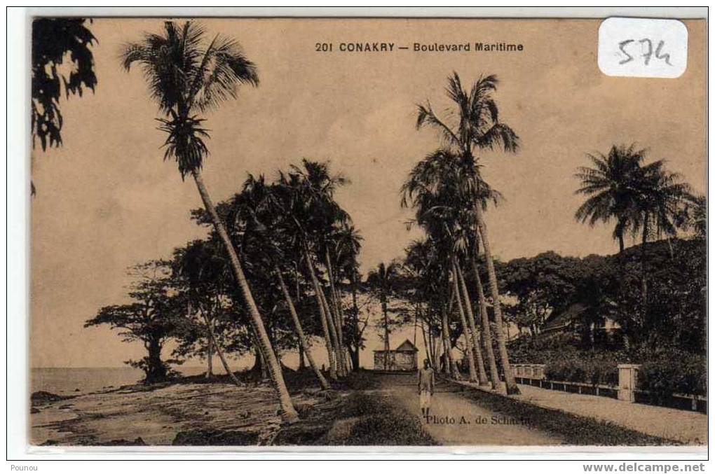 - GUINEE - CONAKRY - BOULEVARD MARITIME (574) - Guinée Française