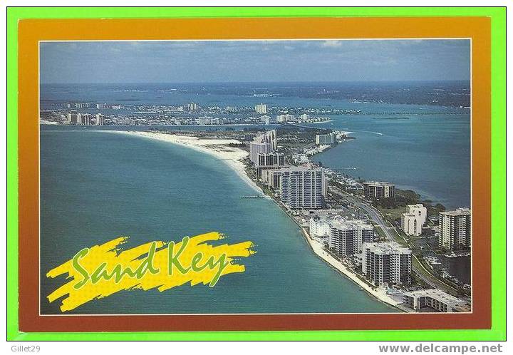 CLEARWATER PASS, FL - SAND KEY - AERIAL PANORAMIC VIEW LOOKING NORTH - - Clearwater