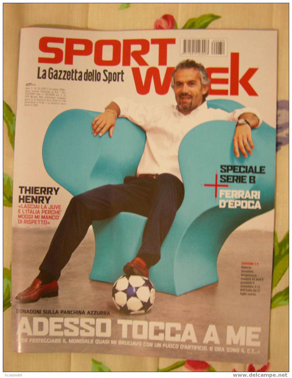 Sport Week N° 319 (n°32-2006) Donadoni - Deportes