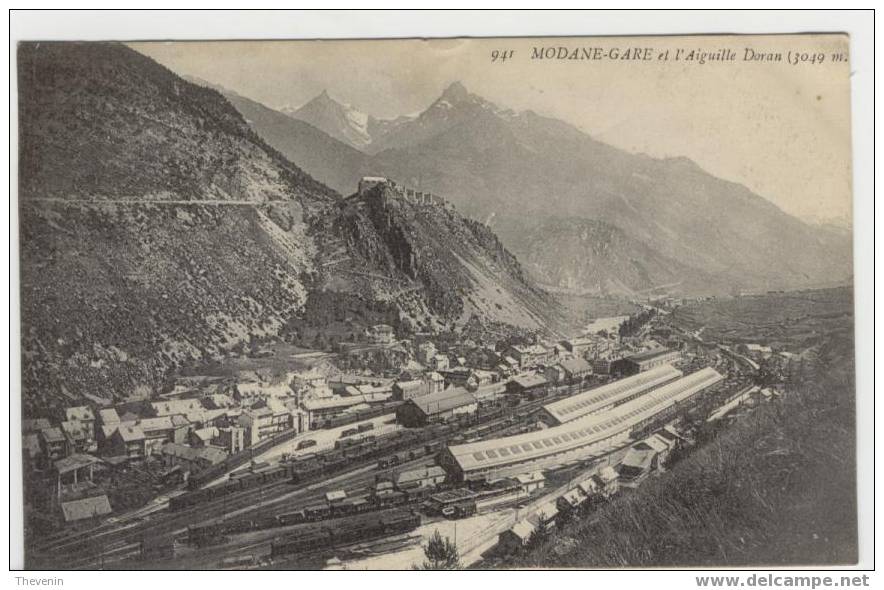 MODANE GARE ET L AIGUILLE DORAN - Modane