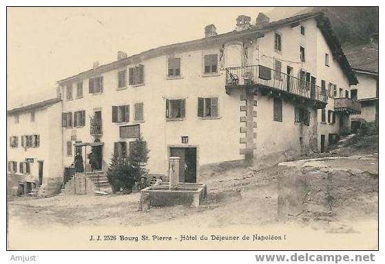 Canton Du Valais  Bourg St.Pierre  Hôtel Du Déjeuner De Napoléon 1 - Bourg-Saint-Pierre 