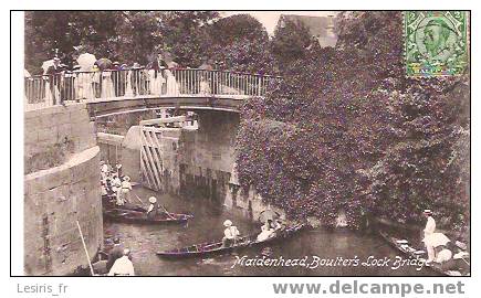 CPA - MAIDENHEAD - BOULTER´S LOCK BRIDGE - TRES ANIMEE - Autres & Non Classés