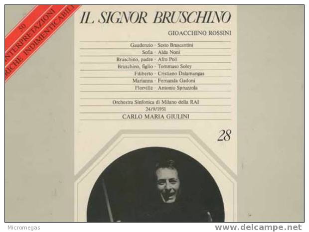 Rossini : Il Signor Bruschino, Giulini - Opéra & Opérette