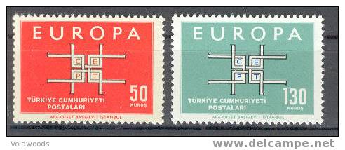 Turchia - Serie Completa Nuova: Europa CEPT - 1963