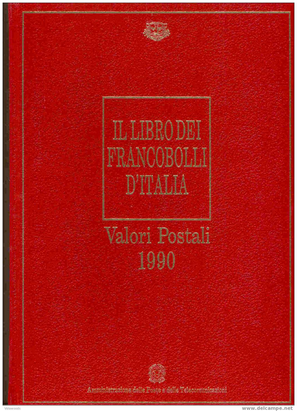Italia - Libro Dei Francobolli 1990 - Annata Completa Francobolli/libretti/foglietti - Full Years
