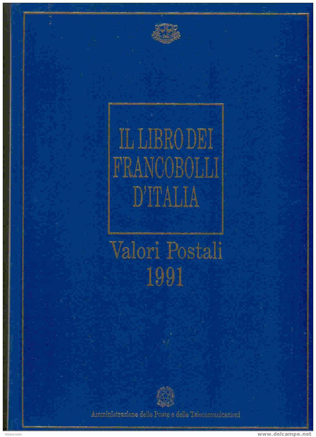 Italia - Libro Dei Francobolli 1991 - Annata Completa Francobolli/libretti/foglietti - Full Years