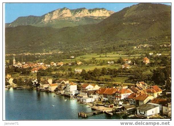 Lugrin. Vue Aérienne, Le Lac Léman, Le Village Et La Chaîne Des Mémises (1677 M) - Lugrin