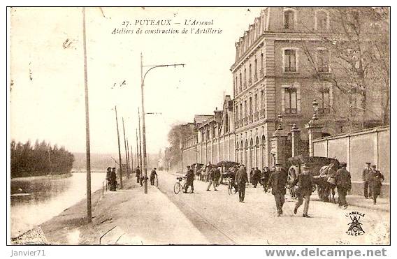 Puteaux. L'Arsenal. Ateliers De Construction De L'Artillerie - Puteaux