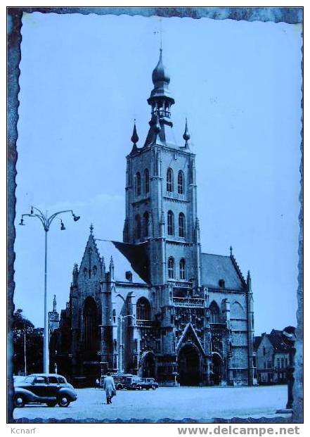 CP De TIENEN / TIRLEMONT " Kerk O.L.V Ten Poel En Grote Markt " . - Tienen