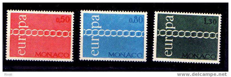 EUROPA  CEPT 1971 MONACO  N° 863-65 ** - 1971