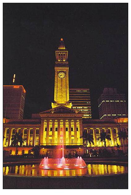 Australie : EP Entier Horloge Heure Nuit Brisbane Town Hall By Night Clock - Horlogerie