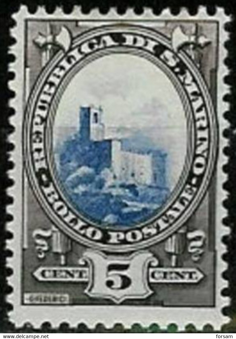 SAN MARINO..1929..Michel # 145...MLH. - Unused Stamps