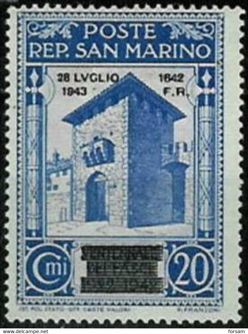 SAN MARINO..1943..Michel # 273...MLH. - Unused Stamps