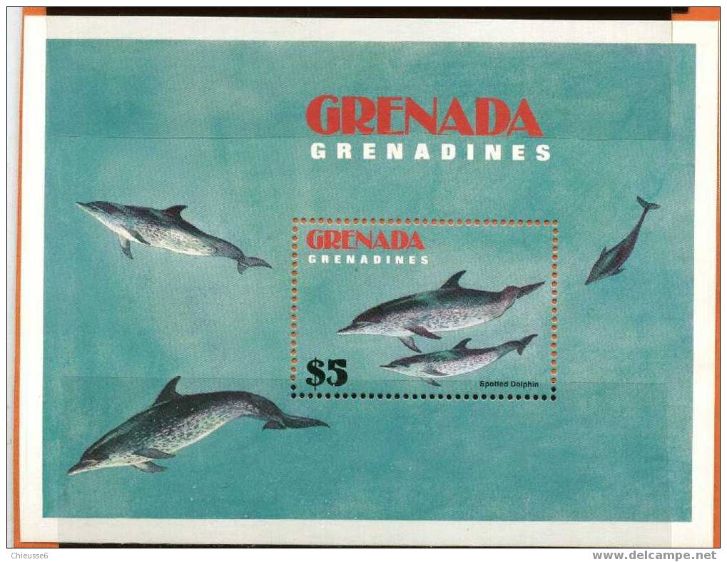 Grenadines ** Bloc N° 71 - Mammifères Marins - St.Vincent Y Las Granadinas