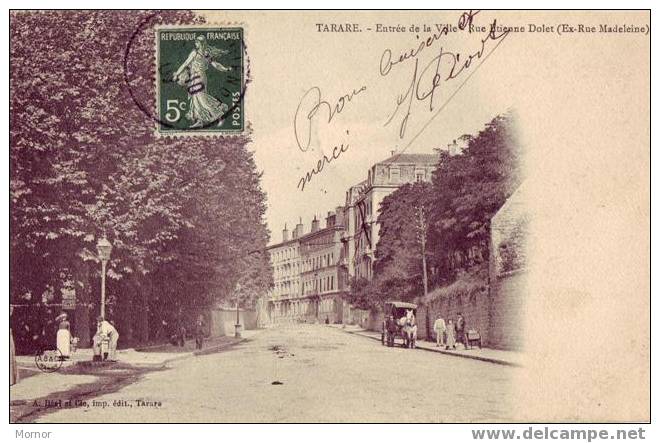 TARARE Entrée De La Ville Rue Etienne Dolet - Tarare