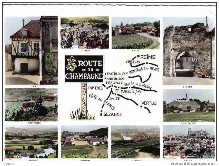 Carte Postale De Champagne - La Route Du Champagne - Champagne - Ardenne