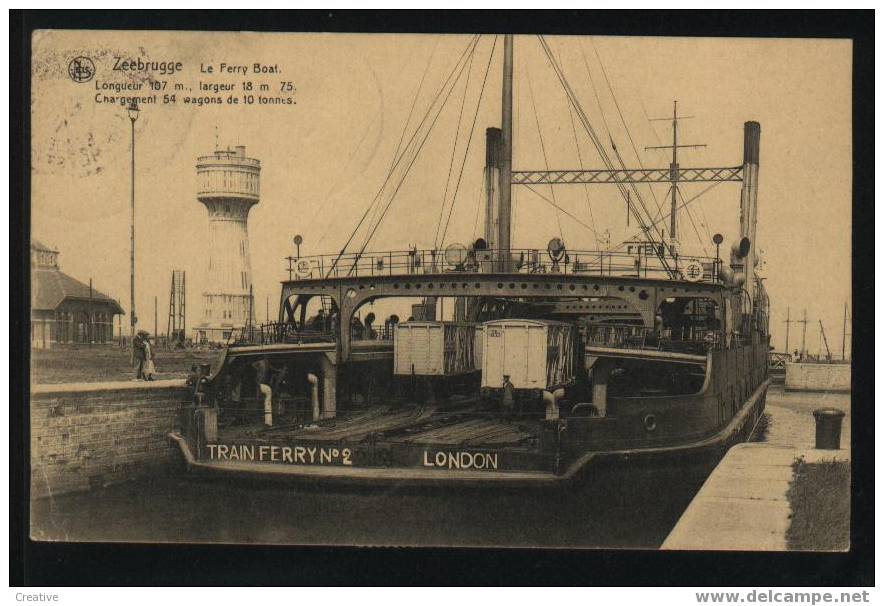 De Ferryboot-Le Ferry Boat LONDON  1926 - Zeebrugge