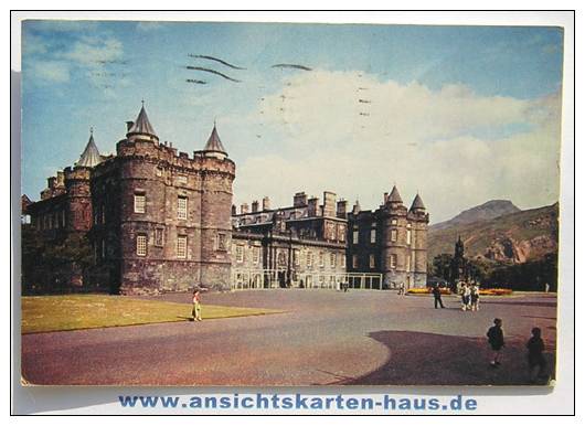 D 4639 - Holyrood Palace - CAk, 1963 Von Edinburgh Gelaufen Nach St. Jakob, Kärnten - Midlothian/ Edinburgh