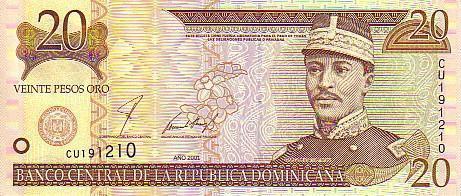 République DOMINICAINE  20 Pesos Oro  Daté De 2001   Pick 166   *****BILLET  NEUF***** - Dominikanische Rep.