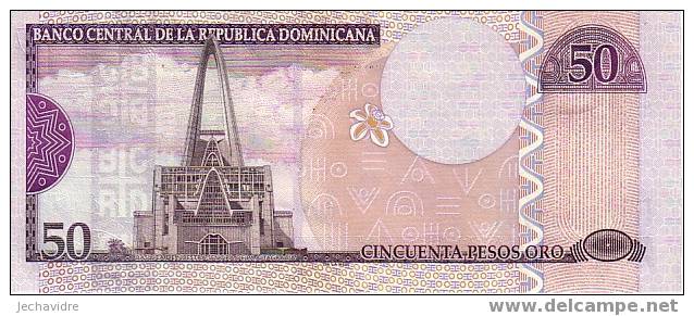 Rép. DOMINICAINE   50 Pesos Oro   Emission De 2002    Pick 170     ***** BILLET  NEUF ***** - Repubblica Dominicana