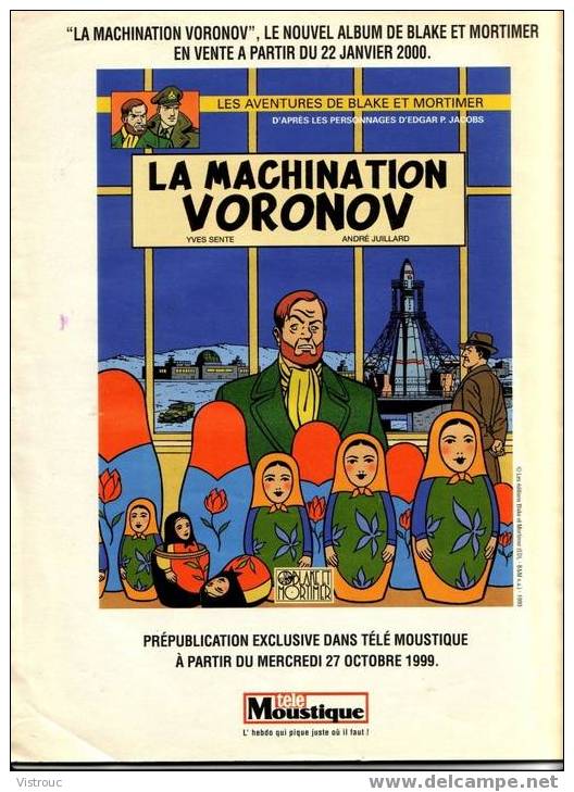 "L"Affaire Du Collier" - Supplément Au Journal Télémoustique Du 27 Octobre 1999. - Blake Et Mortimer