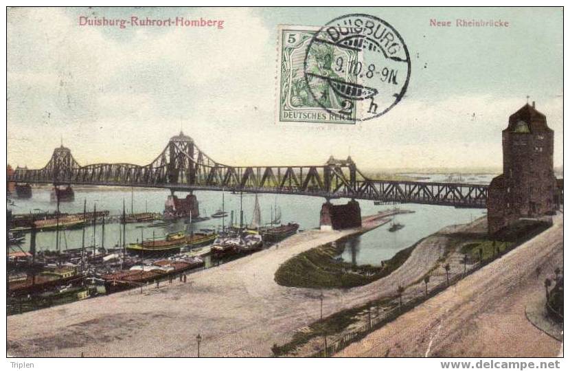 Duisburg Ruhrort Homberg - Neue Rheinbrücke - Duisburg