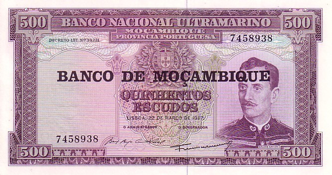 MOZAMBIQUE   500 Escudos Daté Du 27/03/1967  Pick118   ***BILLET  NEUF *** - Mozambico