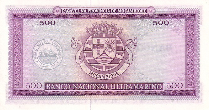 MOZAMBIQUE   500 Escudos Daté Du 27/03/1967  Pick118   ***BILLET  NEUF *** - Mozambico