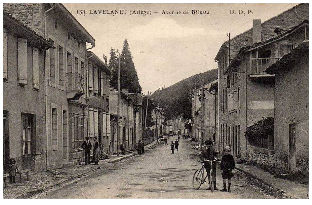 09 LAVELANET Avenue De Belesta, Animée, Ed DFP 153, 192? - Lavelanet