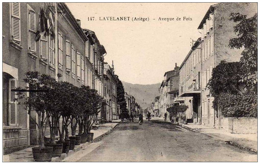 09 LAVELANET Avenue De Foix, Ed DFP 147, 192? - Lavelanet