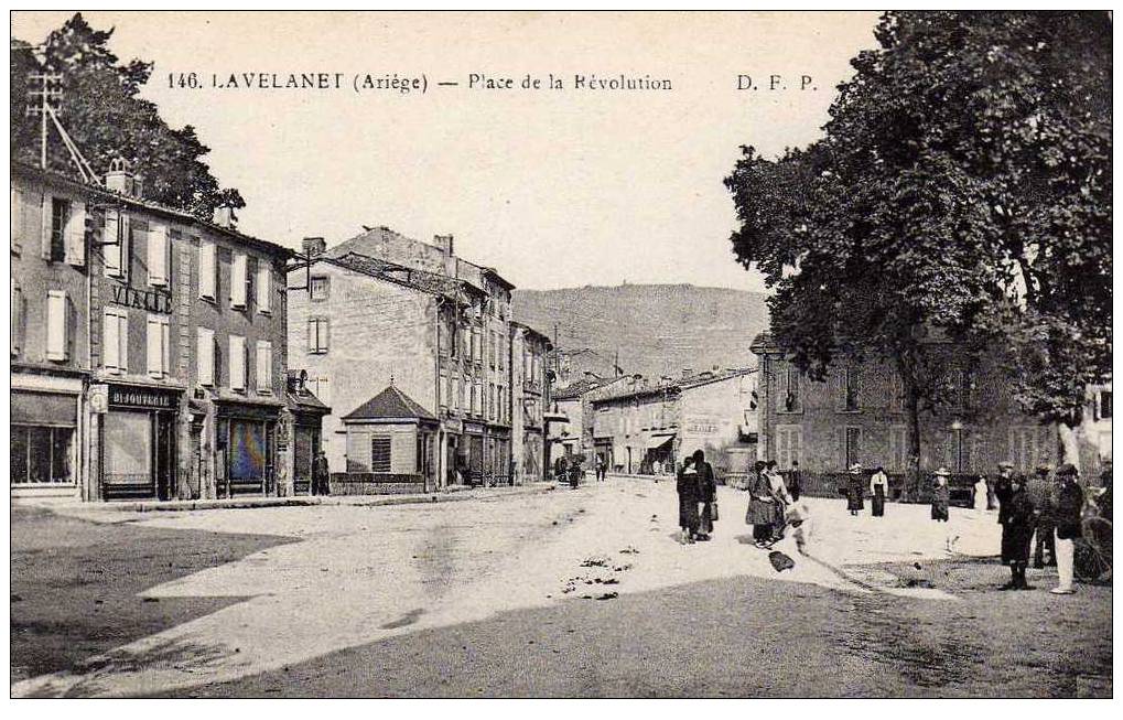 09 LAVELANET Place De La Revolution, Animée, Bijouterie, Ed DFP 146, 192? - Lavelanet