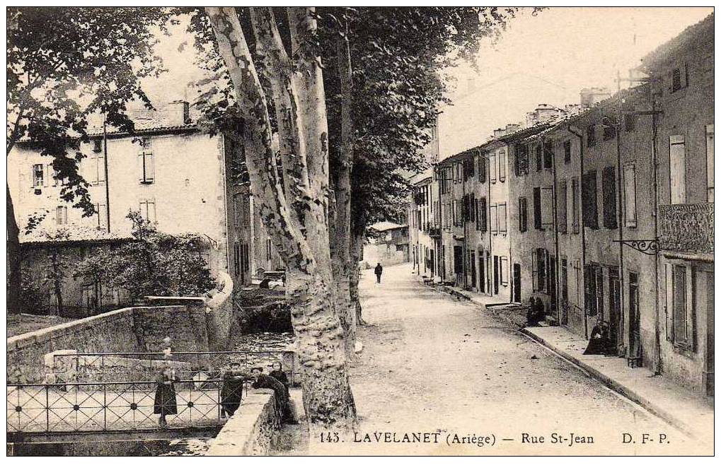 09 LAVELANET Rue St Jean, Animée, Ed DFP 145, 192? - Lavelanet