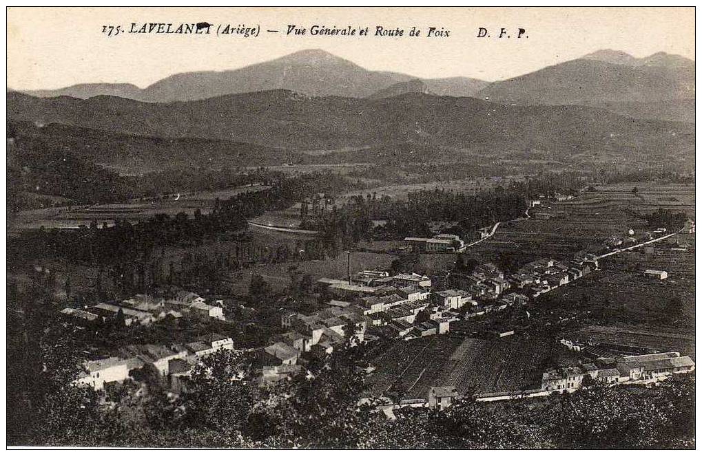 09 LAVELANET Vue Générale Et Route De Foix, Ed DFP 175, 192? - Lavelanet