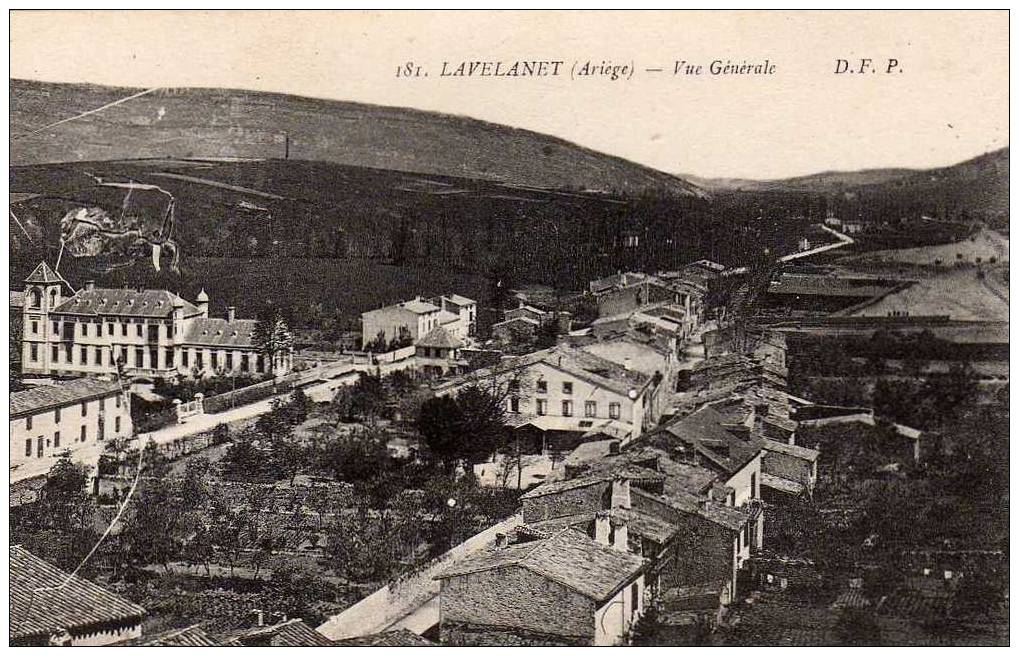 09 LAVELANET Vue Générale, Ed DFP 181, 192? - Lavelanet