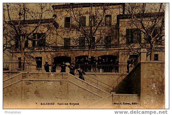 SALERNES ECOLE DES GARCONS   1912 - Salernes