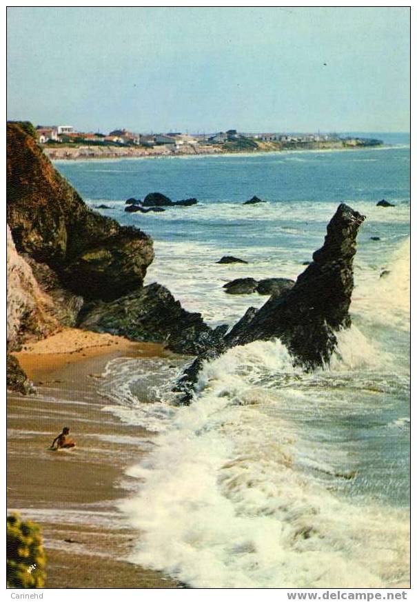 BRETIGNOLLES SUR MER ROCHER VERONIQUE PAR GROS TEMPS - Bretignolles Sur Mer