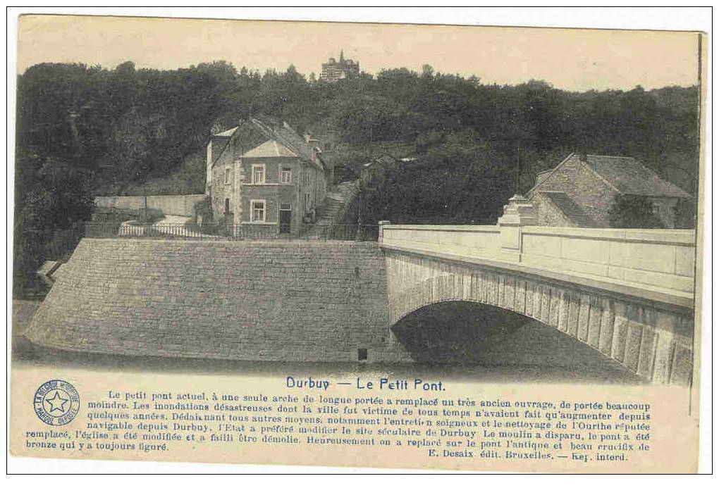 DURBUY - LE PETIT PONT - Durbuy