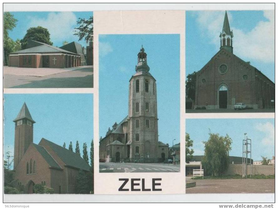 Zele - Kerk Durmen Huivelde Sint-Ludgerus Heikant Kouter - Zele