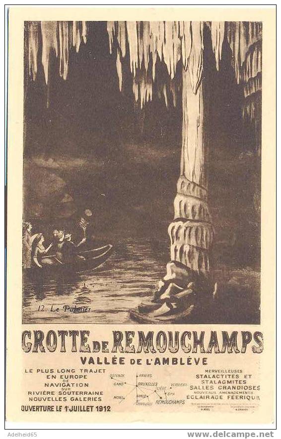 Bk/ Grotte De Remouchamps, Vallée De L'Amblève, Animée, Geanimeerd, Ed. Desaix, Trajet Et Autre Info! - Aywaille