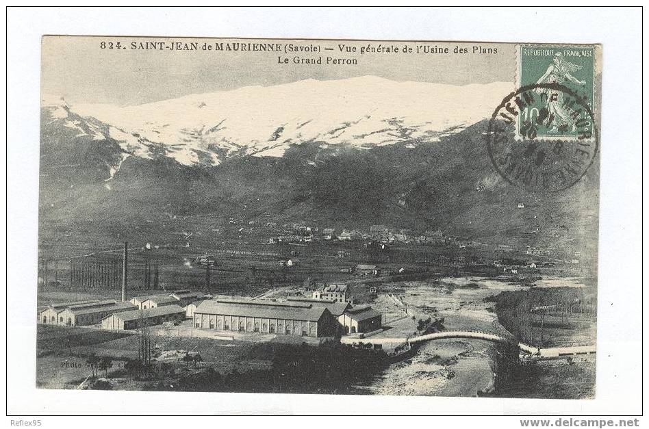 SAINT-JEAN-DE-MAURIENNE - Vue Générale Sur L'Usine Des Plans - Le Grand Perron - Saint Jean De Maurienne