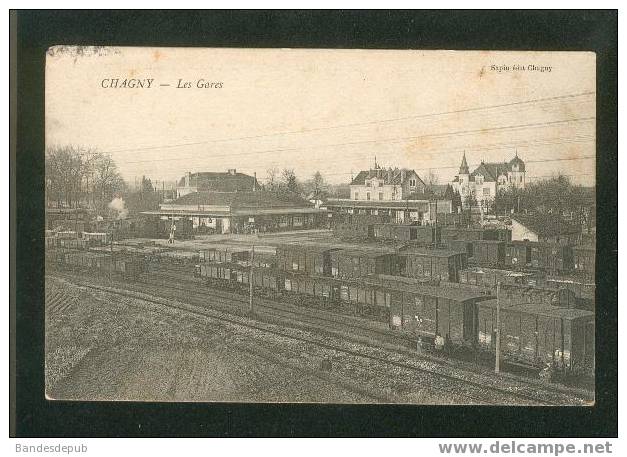 Chagny - Les Gares ( Train Chemin De Fer Gare Sapin édit.) - Chagny