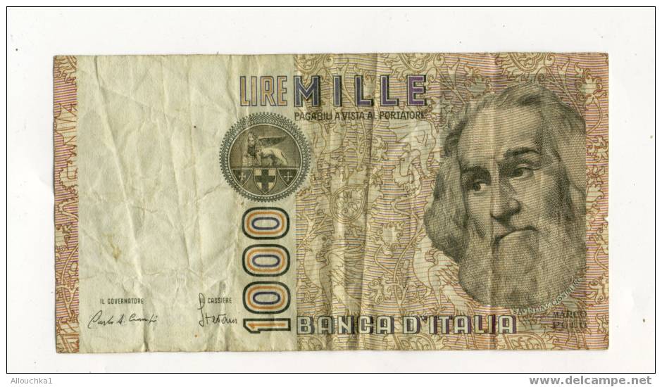 BILLET DE 1000   LIRES BANCA D'ITALIA - 1000 Liras