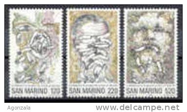 SERIE TIMBRES NOUVEAUX SAINT-MARIN SAN MARINO 1980 Le TABAC Ou La SANTÉ - Drugs