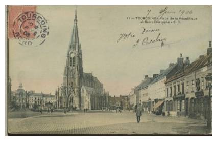 TOURCOING Place De La Republique Et Saint-cristophe - Tourcoing